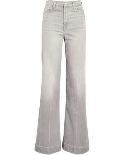 7 For All Mankind Modern Dojo Flared Jeans - Gray