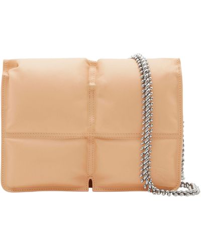 Burberry Quilted Snip Cross-body Bag - Natural