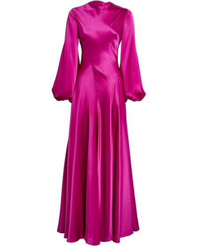 ROKSANDA Silk Amaranita Maxi Dress - Pink