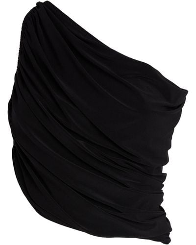 Norma Kamali One-shoulder Diana Bikini Top - Black