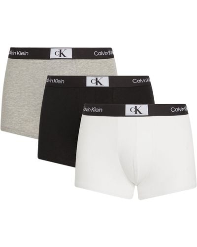 Calvin Klein Cotton Stretch Hip Briefs (pack Of 3) - White
