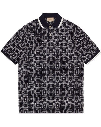 Gucci Horsebit Polo Shirt - Black