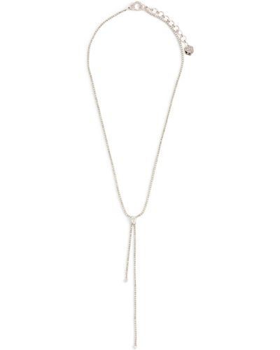 SHAY White Gold And Diamond Thread Necklace