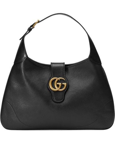 Gucci Medium Aphrodite Shoulder Bag - Black