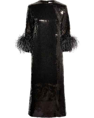 16Arlington Sequin-embellished Billie Midi Dress - Black