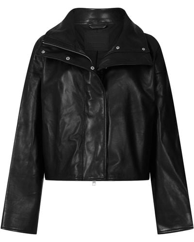 AllSaints Leather Ryder Jacket - Black