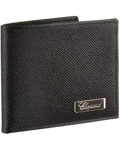 Chopard Small Leather Il Classico Bifold Wallet - Black