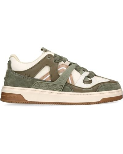 Represent Leather Bully Trainers - Brown