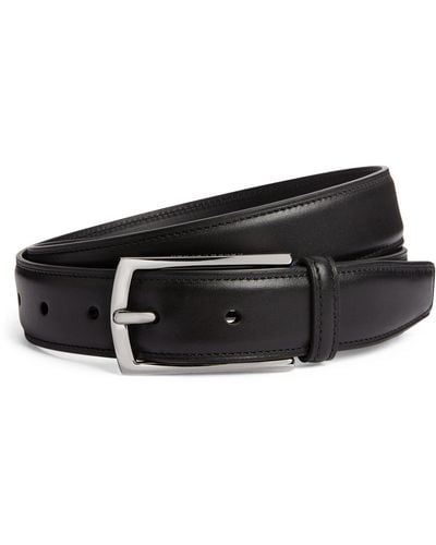 Ralph Lauren Purple Label Leather Belt - Black