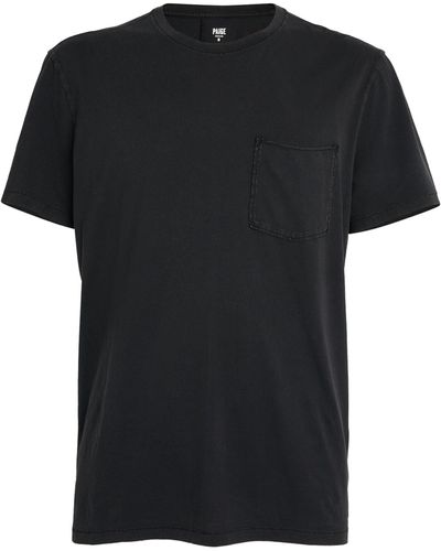 PAIGE Ramirez Pocket-detail T-shirt - Black