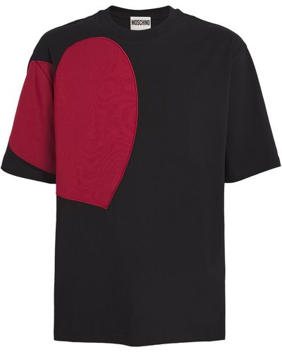 Moschino Cotton Heart T-shirt - Black