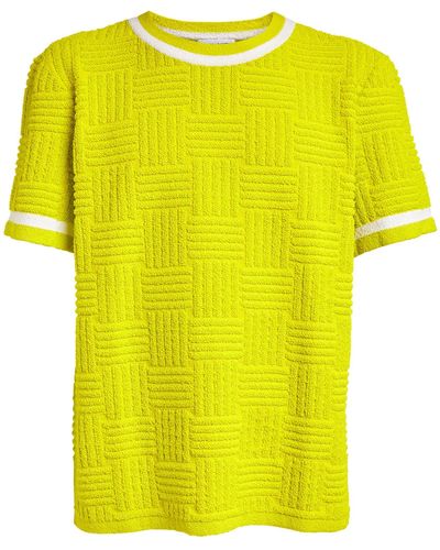 Bottega Veneta Terry Cloth T-shirt - Yellow