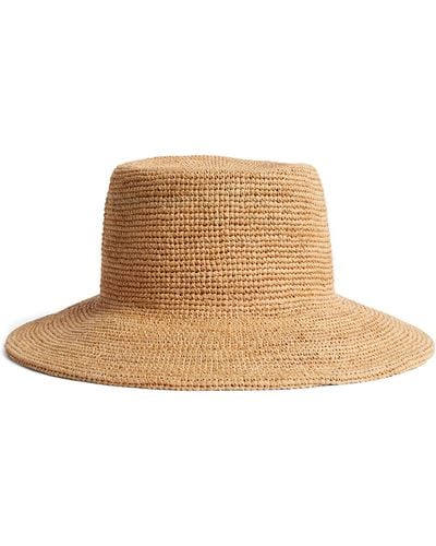 Lack of Color Raffia Inca Bucket Hat - Brown