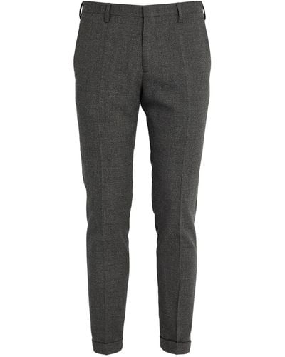 Paul Smith Wool Slim Trousers - Grey