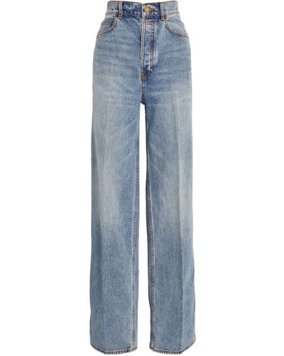 Zimmermann High-rise Wide-leg Jeans - Blue