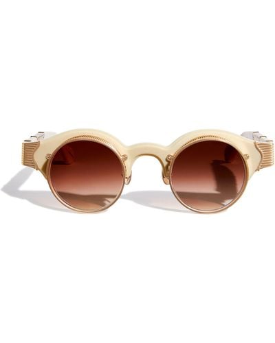 Matsuda Round-frame Sunglasses - Brown