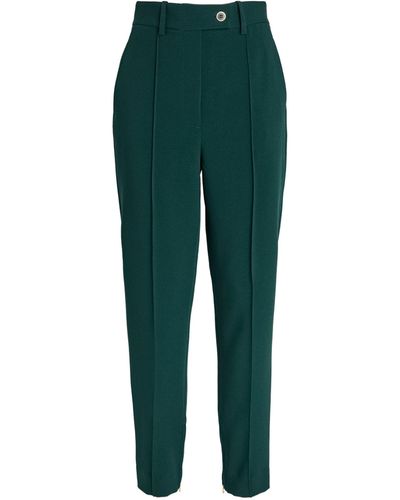 St. John Straight Tailored Pants - Green