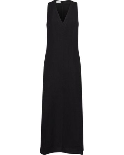 Brunello Cucinelli Sleeveless Maxi Dress - Black