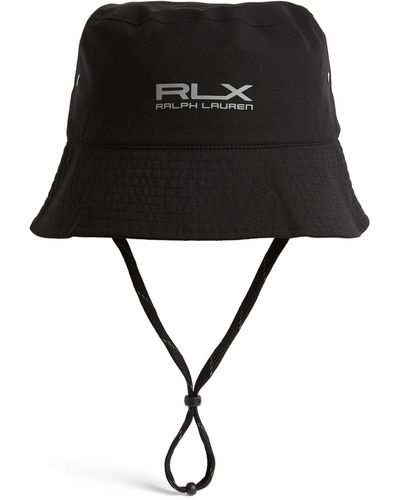RLX Ralph Lauren Water-repellent Bucket Hat - Black