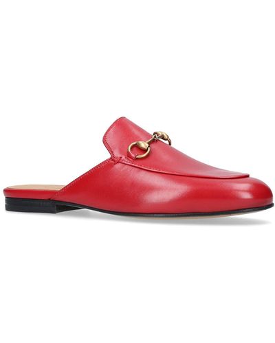 Gucci Princetown Slides - Red
