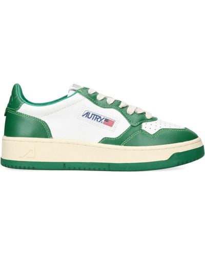 Autry Leather Medalist Low-top Sneakers - Green