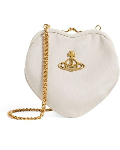 Vivienne Westwood Belle Heart Cross-body Bag - White