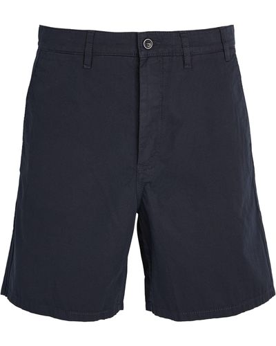 Norse Projects Cotton Twill Shorts - Blue