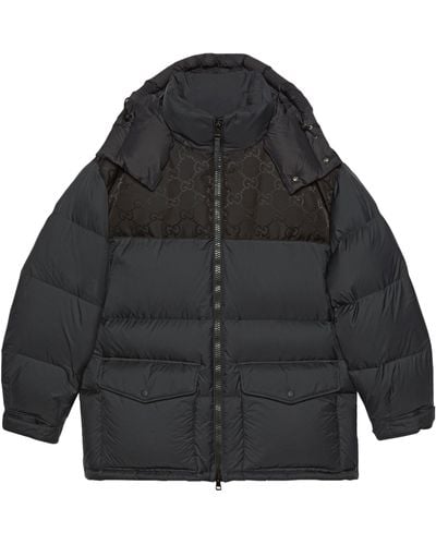 Gucci Down-filled Gg Puffer Jacket - Black