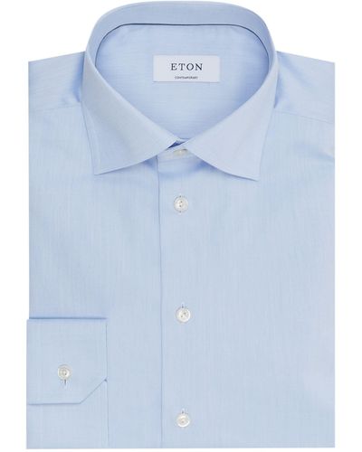 Eton Cotton Contemporary Fit Shirt - Blue