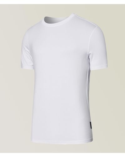 Saxx Underwear Co. 22nd Century Silk Crew T-shirt - White