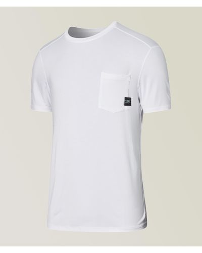 Saxx Underwear Co. Modal Pocket Sleepwalker T-shirt - White