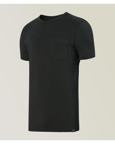 Saxx Underwear Co. Sleepwalker Stretch-modal T-shirt - Black