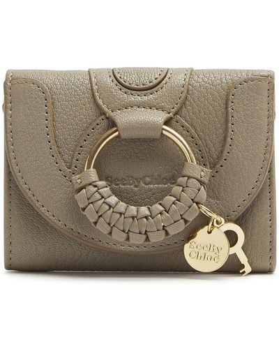 See By Chloé Hana Leather Wallet - Gray