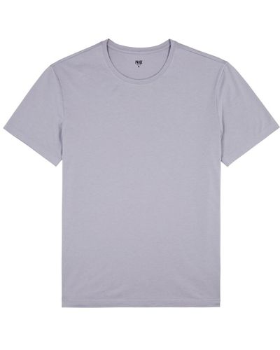 PAIGE Cash Stretch-jersey T-shirt - Purple
