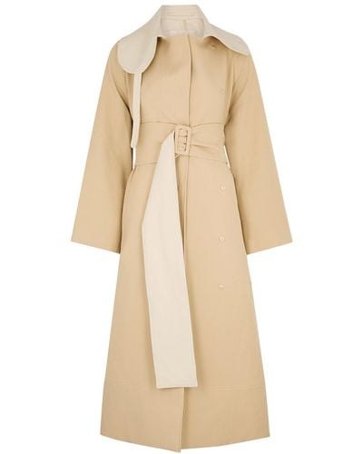 By Malene Birger Marildas Camel Cotton Trench Coat - Natural