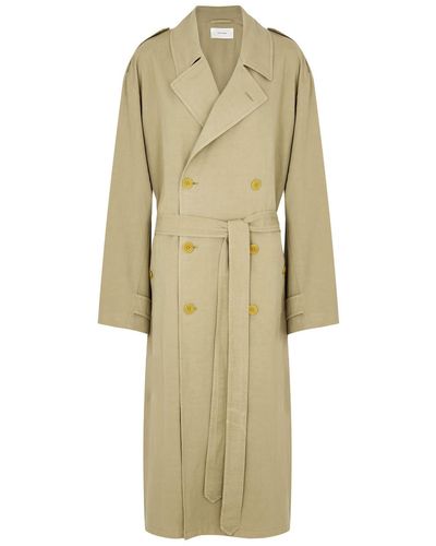 The Row Montrose Cotton-Blend Trench Coat - Natural
