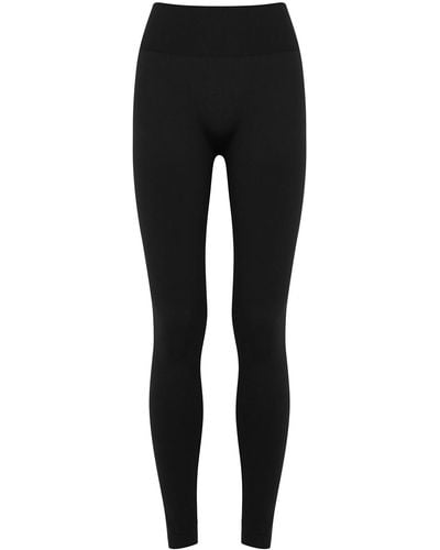 Wolford Perfect Fit Stretch-Jersey Leggings - Black