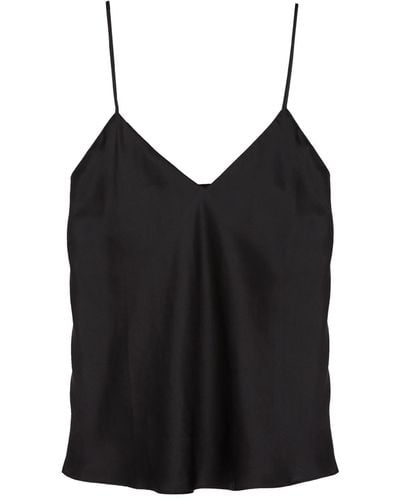 Simone Perele Dream Silk Camisole Top - Black
