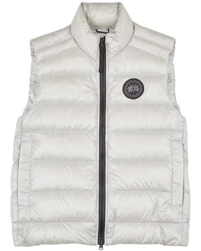 Canada Goose Crofton Light Quilted Shell Gilet - Gray
