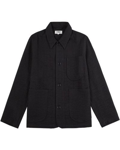 YMC Labor Chore Cotton-blend Overshirt - Black