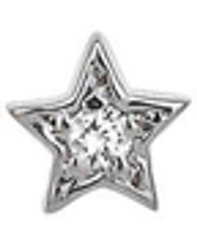 Kismet by Milka 14ct Rose Gold And Diamond Mini Star Earrings - Metallic
