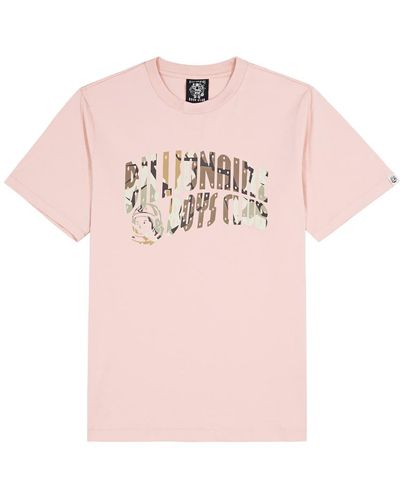 BBCICECREAM Camo Arch Logo Cotton T-shirt - Pink