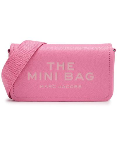 Marc Jacobs The Mini Bag Leather Cross-Body Bag - Pink