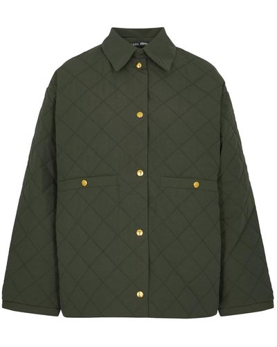 Kassl Quilted Shell Jacket - Green
