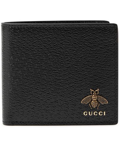 Gucci Logo Leather Wallet - Black