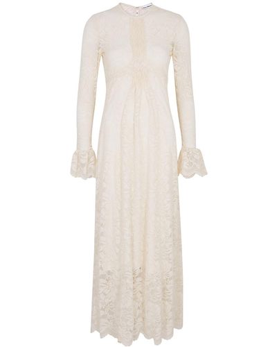 Rabanne Lace Maxi Dress - White