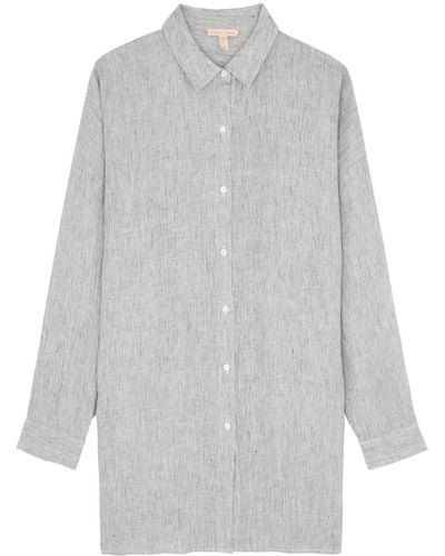 Eileen Fisher Linen Shirt - Grey