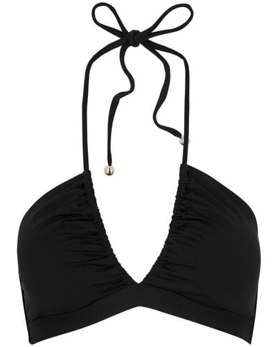 Max Mara Alida Bikini Top - Black