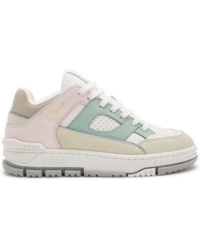 Axel Arigato Area Lo Panelled Leather Trainers - White