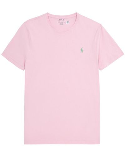 Polo Ralph Lauren Custom Slim Cotton T-Shirt - Pink